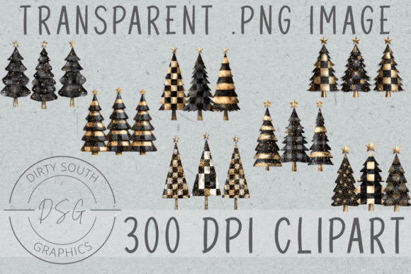 7 Black Gold Funky Christmas Trees Review