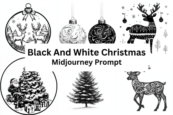 Black and White Christmas Sublimation: A Designer’s Review for Illustrations