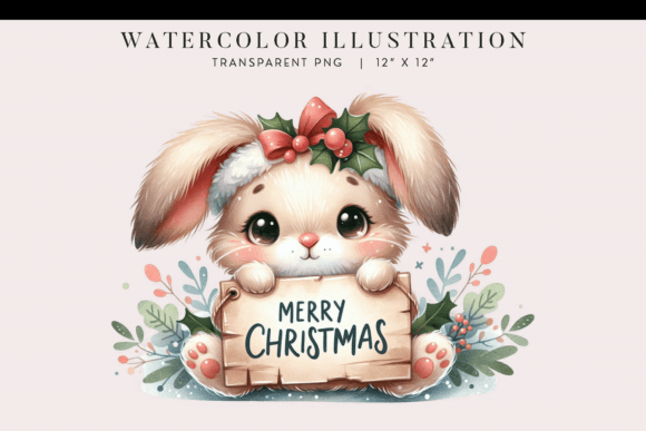Bunny Christmas Clipart Merry Christmas Review