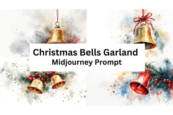 Christmas Bells Garland Sublimation Review: Illustrations for Seasonal Branding