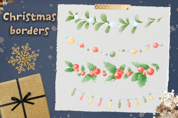 Christmas Borders Png: Editorial Illustrations for Content Publishers