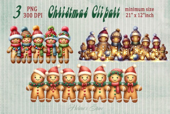 Christmas Gingerbread Men Clipart Png: A Seller’s Review for Seasonal Illustrations