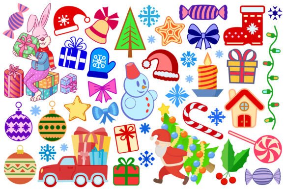 Christmas Illustrations Vector Set Review