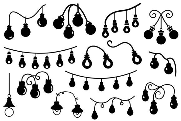 Christmas Lights Silhouette: A Designer's Review of Seasonal Illustrations