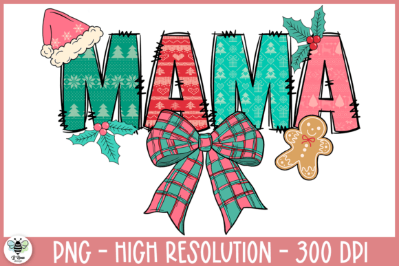 Christmas Mama Sublimation