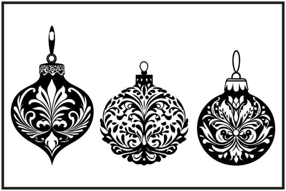 Christmas Ornament Silhouette: A Practical Review for Digital Illustrations