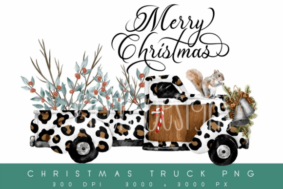 Christmas Pickup Truck Sublimation & Illustrations Review