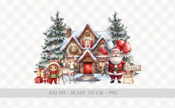 Christmas Woodland Santa Elf PNG: A Review for Illustrations Sellers