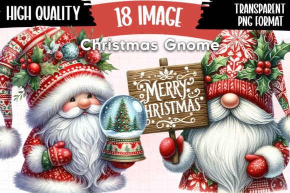 Cute Christmas Gnome Sublimation: A Seller’s Review of This Festive Illustrations Asset